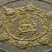 องค์พ่อจตุคามรามเทพ ปี30รุ่นแรก(เนื้อเทาปัดทอง)