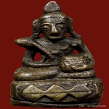 พระกริ่งพุทธโชติ หลวงปู่ดี วัดเหนือ นิยมสุดเนื้อเหลือง4ทะลุ 