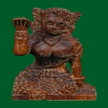 นางกวัก ไม้แกะเสาบ้านมีดี พ่อป่อง น่วมมานา