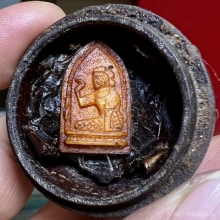 นางกวักงาแกะ ในตลับสีผึ้ง สวยแท้ๆเดิม เก่าจริงหายากสมบูรณ์ 