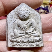 พระกริ่งวัดสุทัศน์ ครึ่งซีกพิมพ์ใหญ่เนื้อเทาหลังจารย์ดินสอ