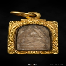 พระผงของขวัญ รุ่น 3 วัดปากน้ำ ปี 2499 มาพร้อมเลี่อมทอง