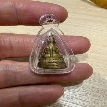 พระชัยสี่มุมเมือง ปี2511 โค้ตเดียว เนื้อทองเหลือง