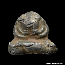 พระปิดตายันต์ยุ่งหลวงพ่อทับ วัดทอง เนื้อสัมฤทธิ์