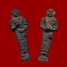 *เลี่ยมทอง* คู่แชมป์ รูปหล่อพระสีวลีเรียกลาภ หลวงพ่อแฉ่ง 