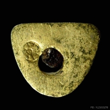 รูปหล่อโบราณพ่อแก่ฤาษี กะไหล่ทอง หลวงปู่พรหมมา