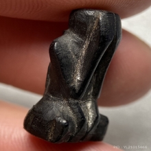 พระปิดตา ไม้แกะหลังยันต์ 