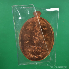 เหรียญใบขึ้เหล็ก ลป.แผ้ว รุ่นสุดท้าย พิมพ์ใหญ่ ปี 56 ซีลเดิม