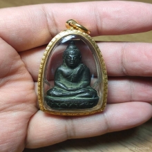 *คู่แชมป์* รูปหล่อเนื้อสัมฤทธิ์กลับดำ หลวงพ่อแฉ่ง 