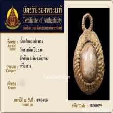 เบี้ยแก้หลวงพ่อทรง วัดศาลาดิน อ่างทอง