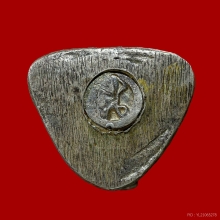 รูปหล่อหลวงพ่อริ้ว เนื้อเงิน วัดตลาดเกรียบ อยุธยา ปี2536