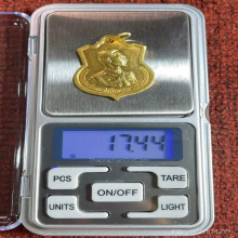 เหรียญเสมามหาราช ๓ รอบ รัชกาลที่ ๙ (เนื้อทองคำ)