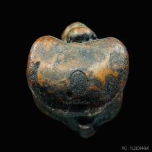 พระพิฆเนศจับงวงดอกจัน2ดอก ทองแดงเถื่อนศิลปะนครศรีธรรมราช