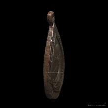 หลวงพ่อรุ่ง วัดท่ากระบือ พิมพ์พัดยศ เนื้อทองแดง