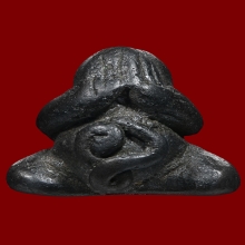 พระปิดตา เกลอเดียว หลวงพ่อทา วัดพะเนียงแตก เนื้อสำริด