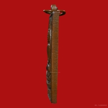 เหรียญหลวงพ่อเฮง วัดบ้านขอม พิมพ์สี่เหลี่ยม  จ.สมุทรสาคร 