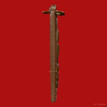 เหรียญหลวงพ่อเฮง วัดบ้านขอม พิมพ์สี่เหลี่ยม  จ.สมุทรสาคร 