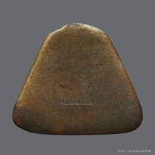 เหรียญหล่อจอบใหญ่ หลวงพ่อเงิน วัดบางคลาน เนื้อโลหะผสม