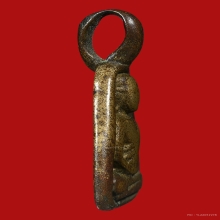 เหรียญหล่อจอบเล็ก หลวงพ่อเงิน วัดบางคลาน พิมพ์เท้ากระดก