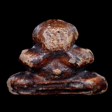 พระปิดตาหลวงพ่อทองสุข พิมพ์ ตะพาบ พ.ศ. 2495 ยุคต้น