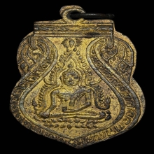 พระพุทธชินราช วัดเบญจฯ ปี2492 เนื้อทองเเดงกะไหล่ทอง