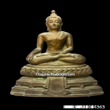 พระพุทธรูปปางมารวิชัย หน้าตัก5นิ้ว สูง10นิ้ว สภาพสวยเดิม