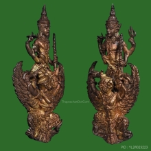 รูปหล่อนารายณ์ปราบไตรจักร(ทรงครุฑ) หลวงปู่ผาด วัดไร่ 