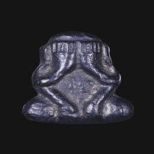 พระปิดตาเนื้อแร่ หลวงพ่อน้อย วัดธรรมศาลา พิมพ์หูกระต่าย 