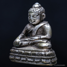 พระชัยกาหลั่ยเงินเก่า ไม่ทราบที่ 