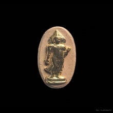 พระ 25 พุทธศตวรรษ ปี 2500 เนื้อดินหน้ากากทองคำ ปลุกเสก 2 รอบ