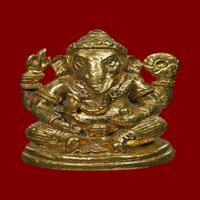 รูปหล่อพระพิฆเนศ รุ่น บารมีศรีสนธิ์ กรรมการกะไหล่ทอง 