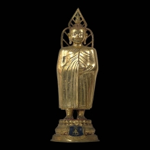 หลวงพ่อโต วัดอินทรวิหาร ปี 2521 ขนาดสูง 22 นิ้ว 