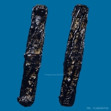 ๙ “คู่ชีวิตยุคต้น+แท่งทอง+3 ห่วง” ตะกรุดลพ.เตียง เขารูปช้าง 