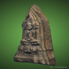 พระโคนสมอ ปางมารวิชัย อยุธยา ลงรักปิดทองเดิมๆ