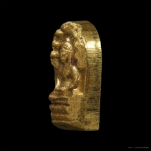 พระปรกใบมะขาม ท่านเจ้าคุณนรฯ เนื้อทองคำ ปี 2513 จ.กรุงเทพฯ