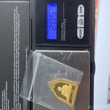 เหรียญระฆังเนื้อทองคำบริสุทธิ์ 99.9% หลวงพ่อเกษม