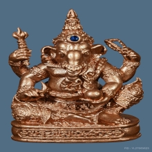 B.รูปหล่อลอยองค์ พระพิฆเนศ พิธีเทวาภิ​เษก​โบสถ์พราหมณ์ ปี39