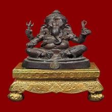 พระพิฆเนศบูชารุ่นแรกกรมศิลปากร ปี2540เนื้อโลหะ สวยหายาก