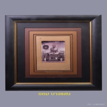 รูปถ่ายซีเปียหลวงพ่อโต วัดวิหารทอง ขนาดบูชา จ.ชัยนาท