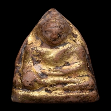 พระกรุวัดตะไกรพิมพ์หน้าฤษี หน้าตาชัดๆ มีลงรักปิดทอง