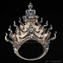 แหวนสวรรค์ เนื้อเงิน ยอดพระ อ.เฉลิมชัย