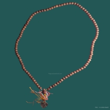 สร้อยประคำ+เหรียญ ลพ.อุตตมะ วัดวิเวการาม ปี2542 จ.กาญจนบุรี