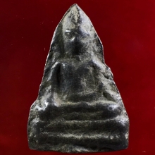 พระมเหศวรตรง  พิมพ์เล็กแขนม้วน  ชินเงิน  วัดพระศรีฯ สุพรรณ