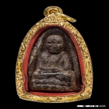 หลวงพ่อทวดเนื้อว่านรุ่นแรก พิมพ์ใหญ่ C ไหล่มีจุด ปี.2497