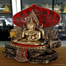 พระบูชาหลวงพ่อชินราช งานพุทธศิลป์ วัดสระทองสามัคคี พิษณุโลก