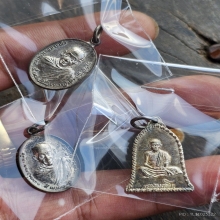 เหรียญเซ็งลี้ฮ้อ เนื้อเงินพิมพ์เล็ก หลวงพ่อเกษม เขมโก 