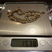 สร้อยทอง9K Italy YG นอก