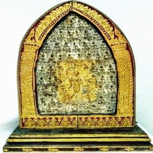 พระลีลาใบขนุน กรุวัดราชบูรณะ