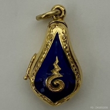 ตลับอุณาโลม ทองคำลงยา