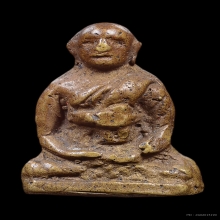 รูปหล่อโบราณหลวงพ่อจงวัดหน้าต่างนอก พิมพ์สมาธิ ปี2485